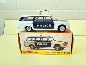 Dinky Toys 1:43 - Modelauto - Peugeot 404 Break Police