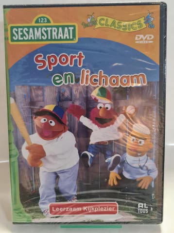 SESAMSTRAAT SPORT EN LICHAAM (IN SEAL) (DVD), Gebruikt