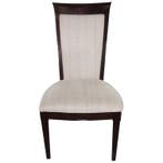 Eetkamerstoel Beige Met Houten Frame - Outlet, Verzenden, Gebruikt