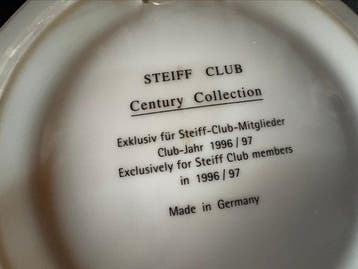 Steiff: Century Collection porseleinen wandbord met