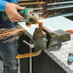 Datona Bankschroef - Large - Datona, Doe-het-zelf en Bouw, Ophalen of Verzenden, Nieuw