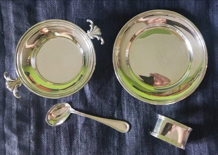 Doopset - .800 zilver, Antiek en Kunst, Antiek | Zilver en Goud