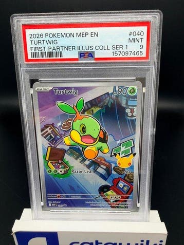 Pokémon - 1 Graded card - Turtwig [First Partner, Nieuw