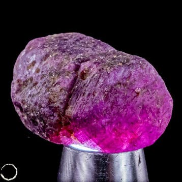 Natuurlijke zeldzame Padparadscha-saffier – Ruw kristal met