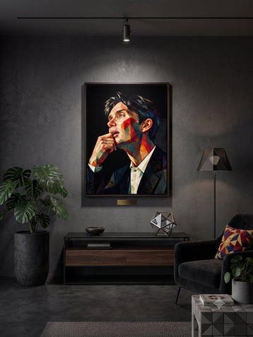 daveY - Cillian Murphy Geometric – The Mind of Oppenheimer