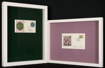 Victor Vasarely (1906-1997) - 2x Signierte First Day Cover, Antiek en Kunst