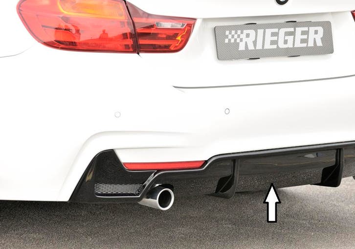 Rieger diffuser | geschikt voor BMW 4-Serie F32 / F33 / F36, Auto diversen, Tuning en Styling, Verzenden