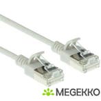 ACT Grijze 10 meter LSZH U/FTP CAT6A datacenter slimline, Verzenden