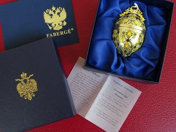 Figuur - House Fabergé - Imperial ornament Egg -Certificate, Nieuw