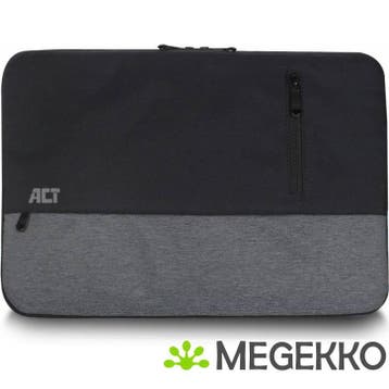 ACT Urban, laptop sleeve 14.1 inch, zwart/grijs, Verzenden, Nieuw