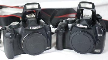 Canon EOS 450D en EOS 500D Bodys inclusief Accessoires, TV, Hi-fi & Vidéo