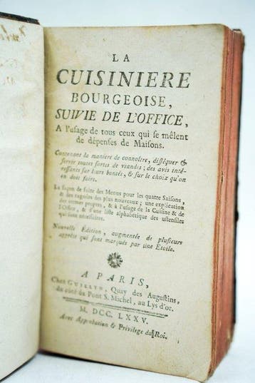 Joseph Menon - La cuisinière bourgeoise, suivie de loffice