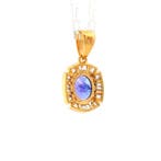 Zonder minimumprijs - Hanger Verguld, Zilver - 1.71ct. tw.
