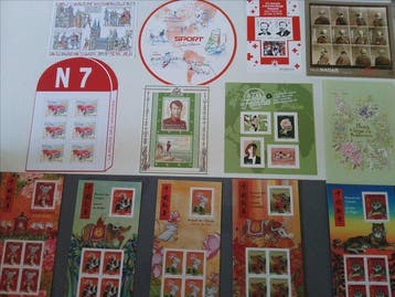 Frankrijk 2020/2022 - Lot postzegels, blokken en velletjes