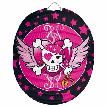 Piraten Lampion Meisjes 22cm, Verzenden