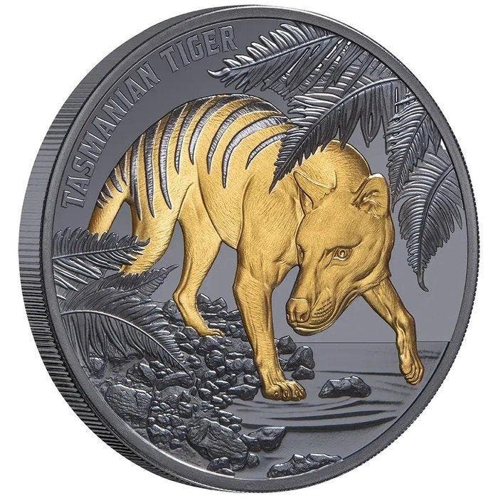 Niue. 1 Dollar Silbermünze 1 oz Niue Tasmanischer Tiger 2026, Postzegels en Munten, Munten | Europa | Niet-Euromunten