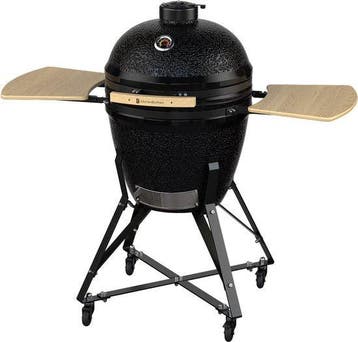 2dekans | KitchenBrothers Kamado BBQ - 21 Inch Houtskool, Jardin & Terrasse, Barbecues au charbon de bois, Ophalen of Verzenden