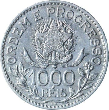 Brazilië. 1000 & 2000 Reis 1913-1929 (Lot of 2 coins)