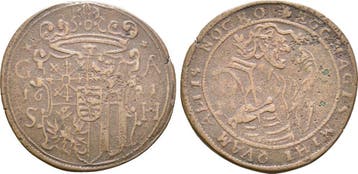 Rechenpfennig 1621 Sachsen Alt weimar: Johann Ernst en se..., Verzenden