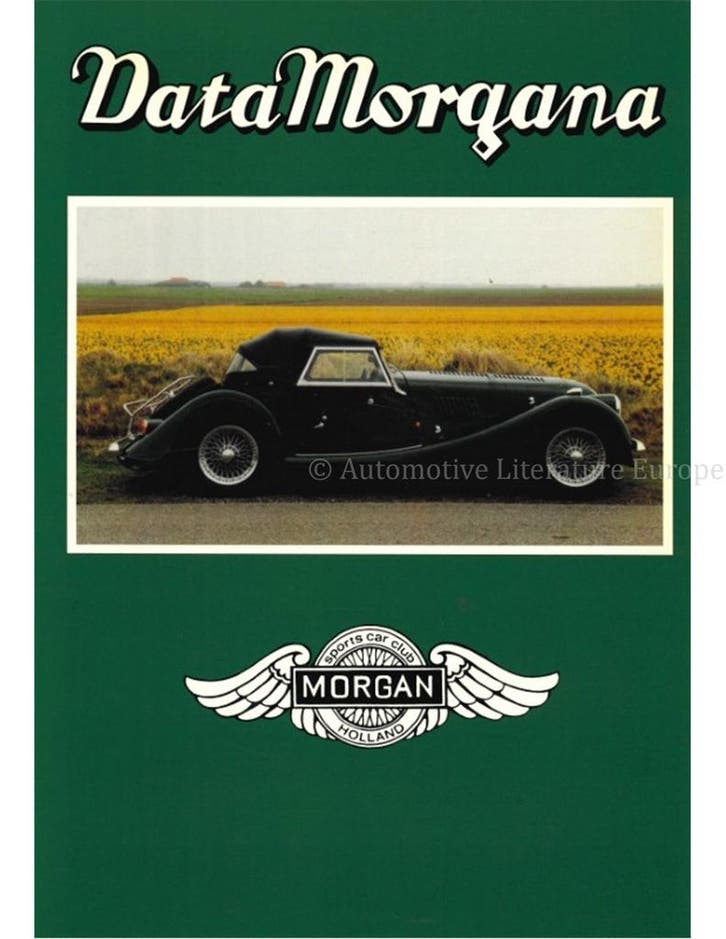 DATA MORGANA (GELIMITEERD 500 EXEMPLAREN), Livres, Autos | Livres