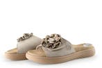 Rieker Muiltjes in maat 39 Beige, Kleding | Dames, Schoenen, Verzenden, Beige, Zo goed als nieuw, Rieker