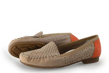 Rieker Ballerinas in maat 39 Beige, Vêtements | Femmes, Verzenden, Ballerina's