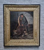 Bernard Pothast (1882-1966) - De Vlasspinner, Antiek en Kunst