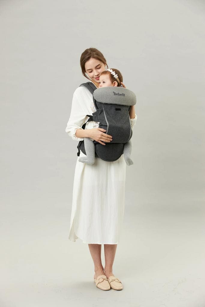 Slimme baby draagzak 4 in 1 met los heupzitje nieuw Bebefit, Kinderen en Baby's, Babydragers en Draagdoeken, Buik of Rug, Nieuw