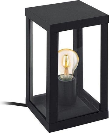 EGLO Vintage Alamonte 1 Buitenverlichting Tafellamp Zwart, Verzenden, Nieuw