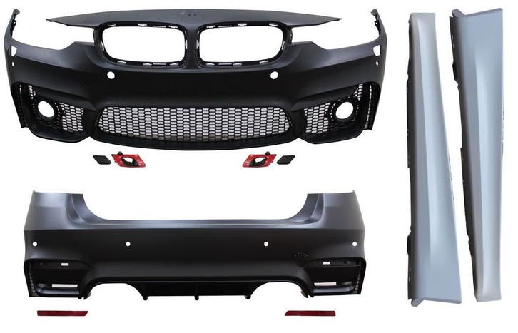 F80 M3 Look Pakket Voor BMW 3 serie F30 12-19 B2384, Auto-onderdelen, Carrosserie, Nieuw, BMW, Voor, Achter, Links, Rechts, Bumper