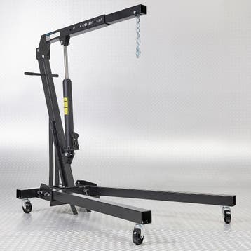 Datona Garagekraan hydraulisch 1 ton - Datona - Zwart, Ophalen of Verzenden, Nieuw