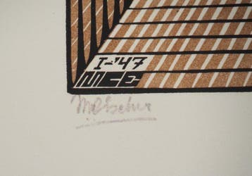 M.C. Escher (1898-1972) - Métaphysique, Antiek en Kunst