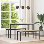 vidaXL Eettafels 110 x 100 x 75 cm METAAL, Huis en Inrichting, Tafels | Eettafels, Verzenden, Nieuw