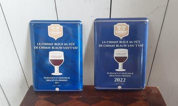 Chimay - Reclamebord (2) - Metaal