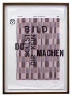 Georg Herold (1947) - Bild Du Sollst Dir Kein Machen, Antiek en Kunst