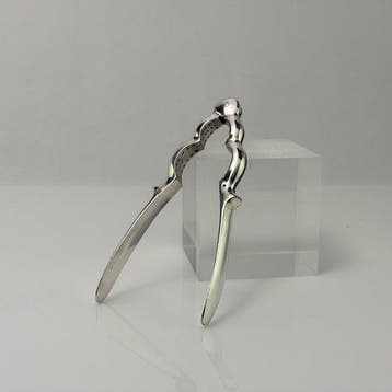 Christofle - Notenkraker - Verzilverd - Art Deco-ontwerp, Antiek en Kunst