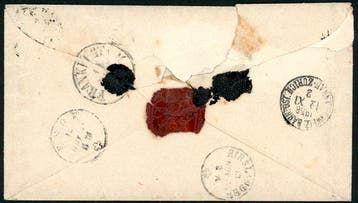 Hannover 1851/1856 - Zeldzame buitenlandse brief naar Zürich