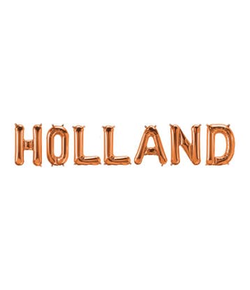 Oranje Ballonnen Set Holland 1,9m, Verzenden