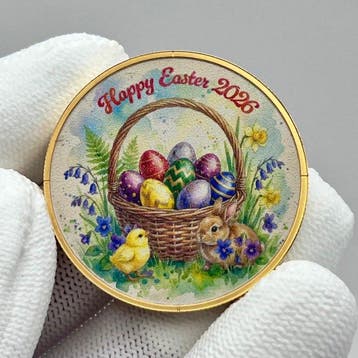 Wereldwijd. 2026 – Easter – 1 oz Silver coin – Ag .999, Postzegels en Munten