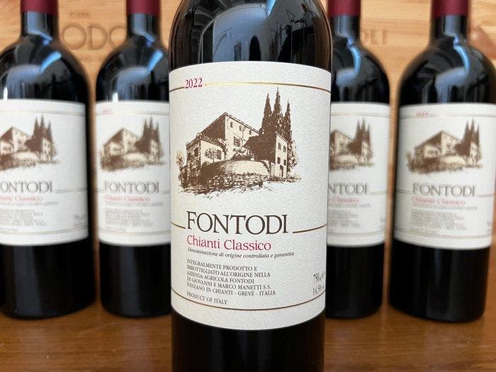 2022 Fontodi - Chianti Classico - 6 Flessen (0.75 liter), Collections, Vins