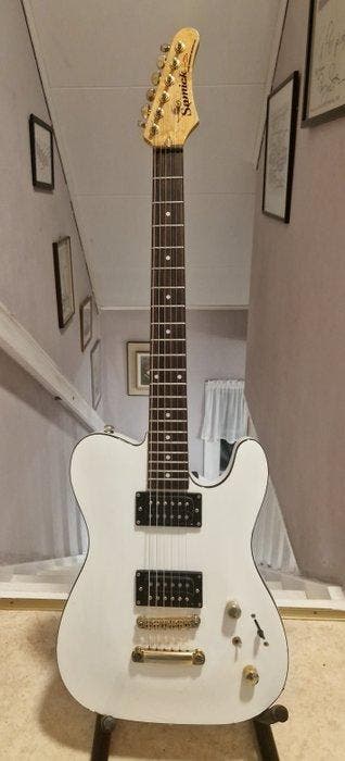 Samick - Gitaar/ bas synthesizer - Zuid-Korea - 1990, Musique & Instruments
