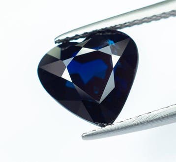 Zonder minimumprijs Saffier - 3.56 ct - Bellerophon Gemlab -