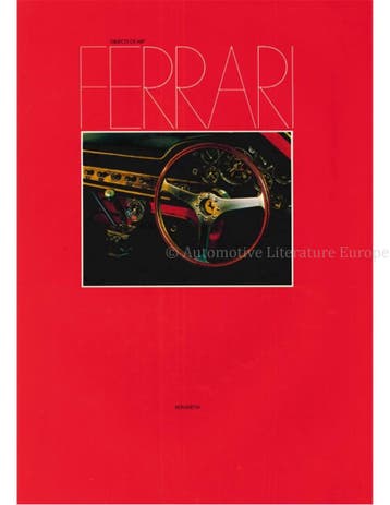 FERRARI BERLINETTA, OBJECTS OF ART, Ophalen of Verzenden, Nieuw
