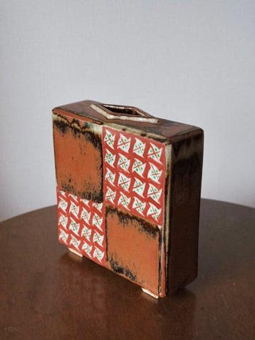 Vaas - Porselein - Japan - Japanse porseleinen vaas - Akito, Antiquités & Art