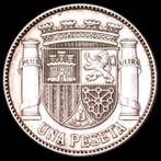 Spanje. Republica española. Peseta Madrid, 1933(*34)., Postzegels en Munten