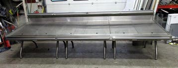 Smeva RVS Koeleiland – B380 x D130 x H112 cm – zonder motor, Nieuw