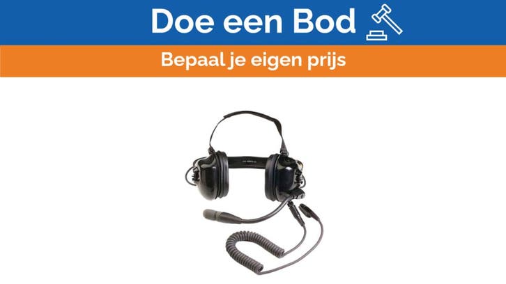 Bieden: Motorola PMLN5276 heavy duty headset, Watersport en Boten, Navigatiemiddelen en Scheepselektronica, Ophalen of Verzenden
