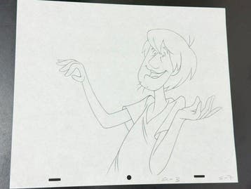 Hanna-Barbera Originele animatietekening van Shaggy Rogers -