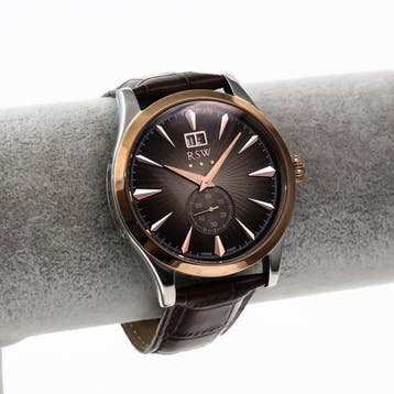 RSW - Swiss Made Watch RETROGRADE DATE - RSWM111-SRL-4 -, Handtassen en Accessoires, Horloges | Heren, Nieuw
