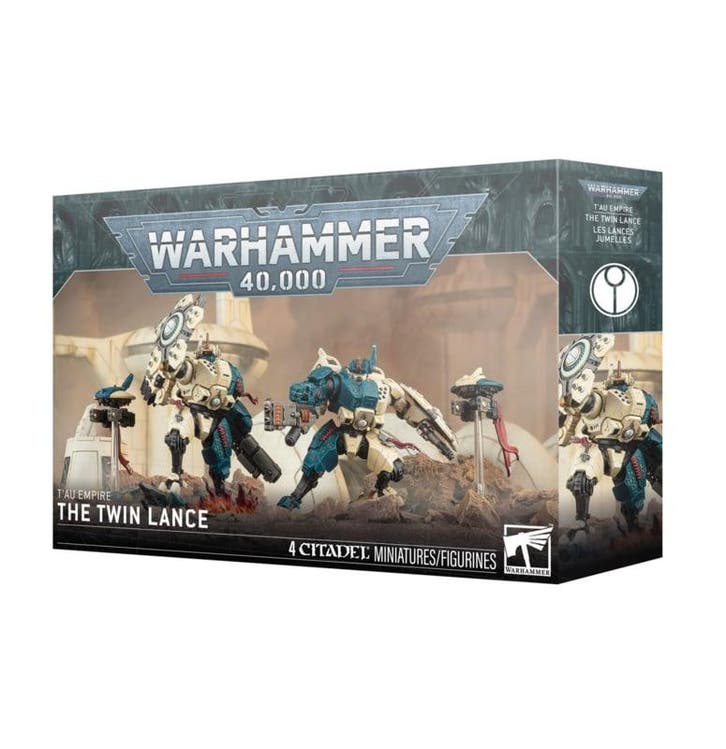 Tau Empire The Twin Lance (Warhammer nieuw), Hobby en Vrije tijd, Wargaming, Ophalen of Verzenden